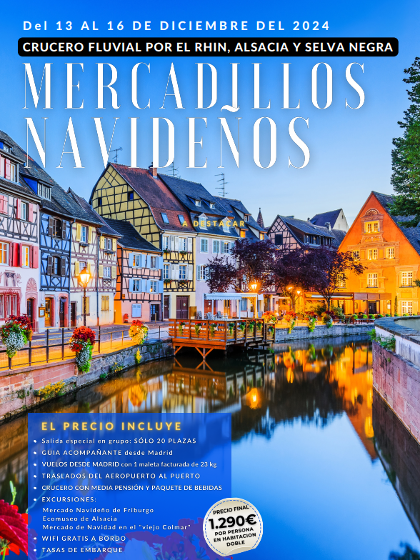CRUCERO FLUVIAL MERCADILLOS NAVIDEÑOS