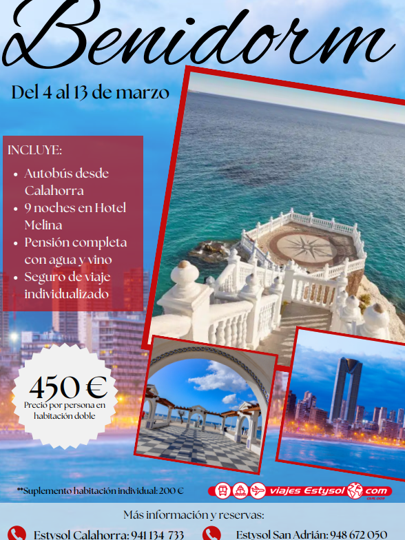 BENIDORM 4 al 13 de marzo